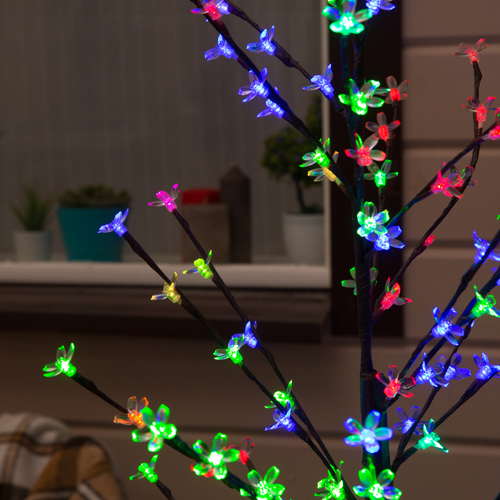 Дерево светодиодное улич. 1,2 м. "Ромашки", 160 LED, 220 В, RG/RB