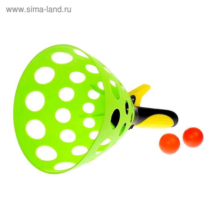 

Игра «Стреляй-поймай», большая, 1 конус, 2 шарика, МИКС