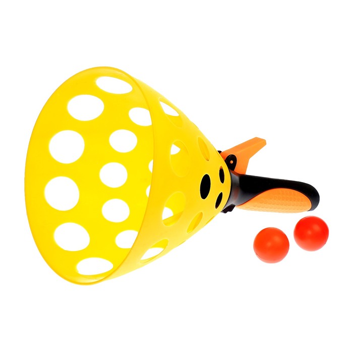 Игра "Стреляй-поймай", большая, 1 конус, 1 шарик "Микс"