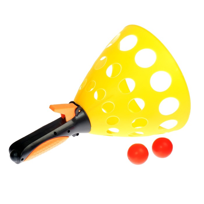 Игра "Стреляй-поймай", большая, 1 конус, 1 шарик "Микс"