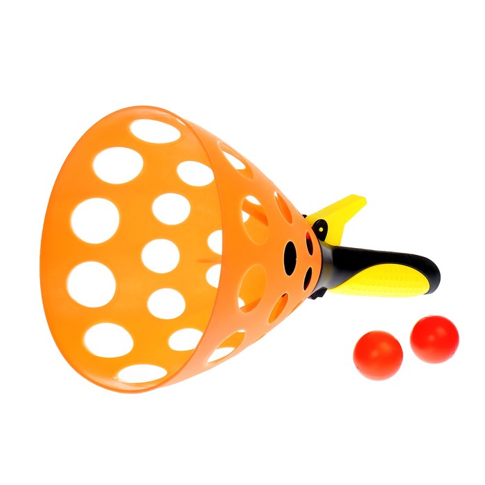 Игра "Стреляй-поймай", большая, 1 конус, 1 шарик "Микс"