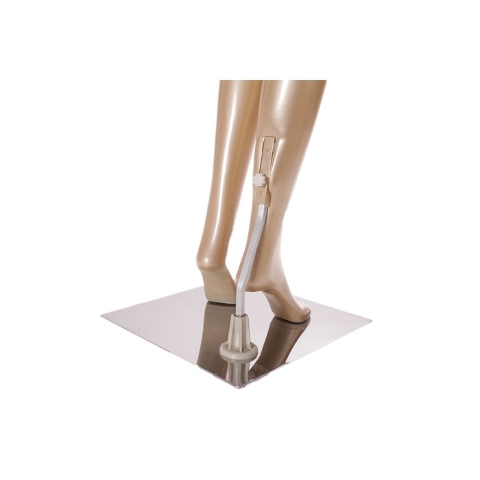 Манекен женский полноростовой 185, цвет золотой