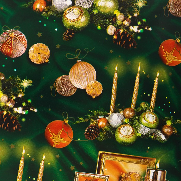 Набор бумаги для декорирования, "Новый год №1", 0,7 х 1 м х 5 шт., в ассортименте