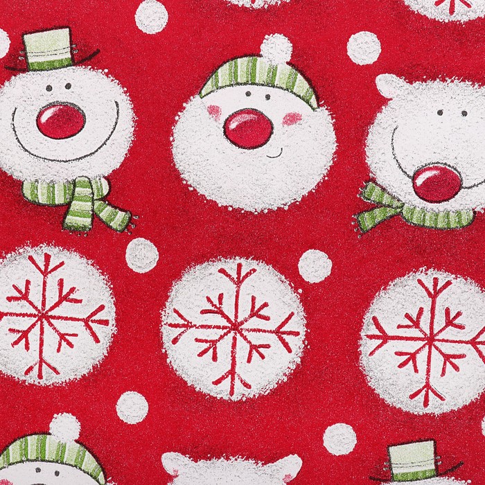 Набор бумаги для декорирования, "Новый год №2", 0,7 х 1 м х 5 шт., в ассортименте