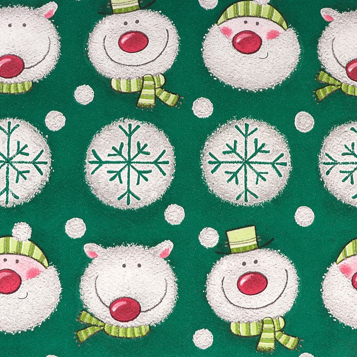 Набор бумаги для декорирования, "Новый год №5", 0,7 х 1 м х 5 шт., в ассортименте