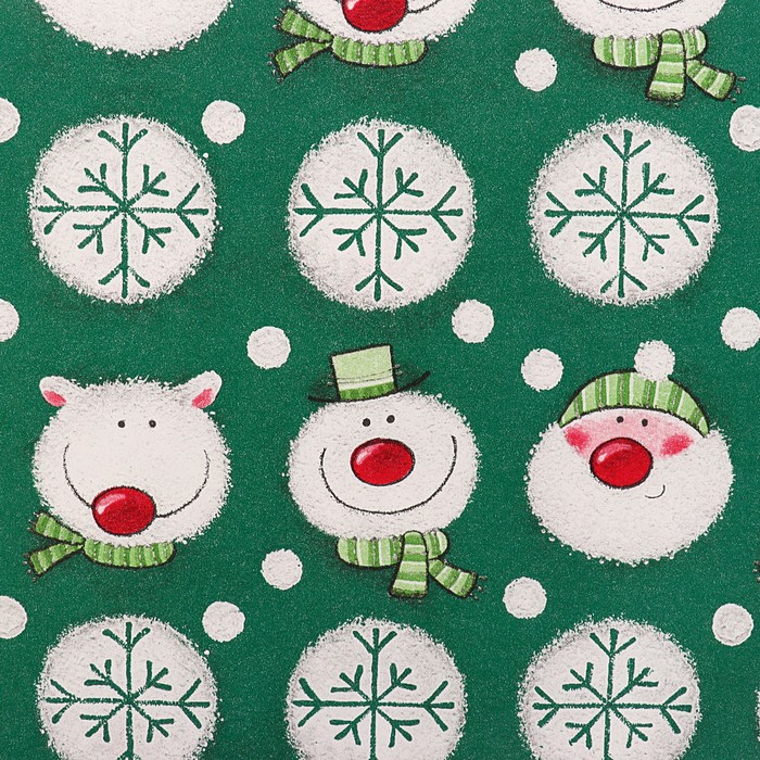 Набор бумаги для декорирования, "Новый год №8", 0,7 х 1 м х 5 шт., в ассортименте