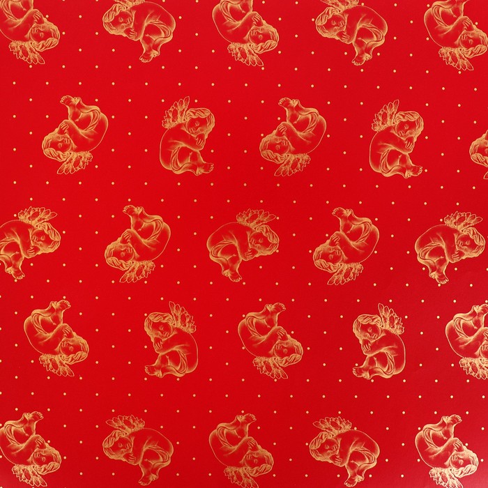 Набор бумаги для декорирования, "Новый год №8", 0,7 х 1 м х 5 шт., в ассортименте