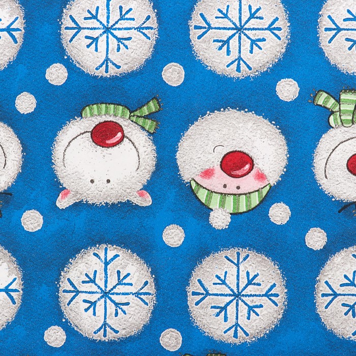 Набор бумаги для декорирования, "Новый год №10", 0,7 х 1 м х 5 шт., в ассортименте