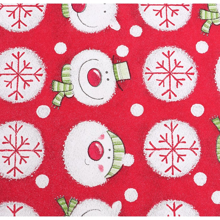 Набор бумаги для декорирования, "Новый год №10", 0,7 х 1 м х 5 шт., в ассортименте