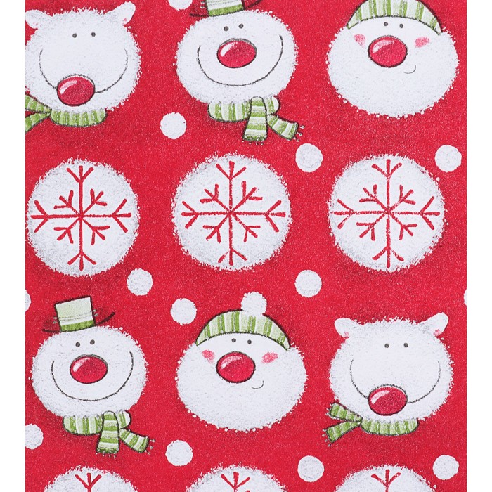 Набор бумаги для декорирования, "Новый год №11", 0,7 х 1 м х 5 шт., в ассортименте