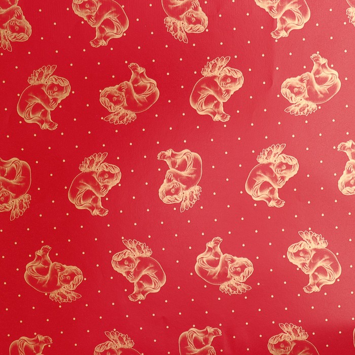 Набор бумаги для декорирования, "Новый год №23", 0,7 х 1 м х 5 шт., в ассортименте