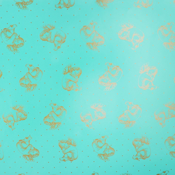 Набор бумаги для декорирования, "Новый год №23", 0,7 х 1 м х 5 шт., в ассортименте