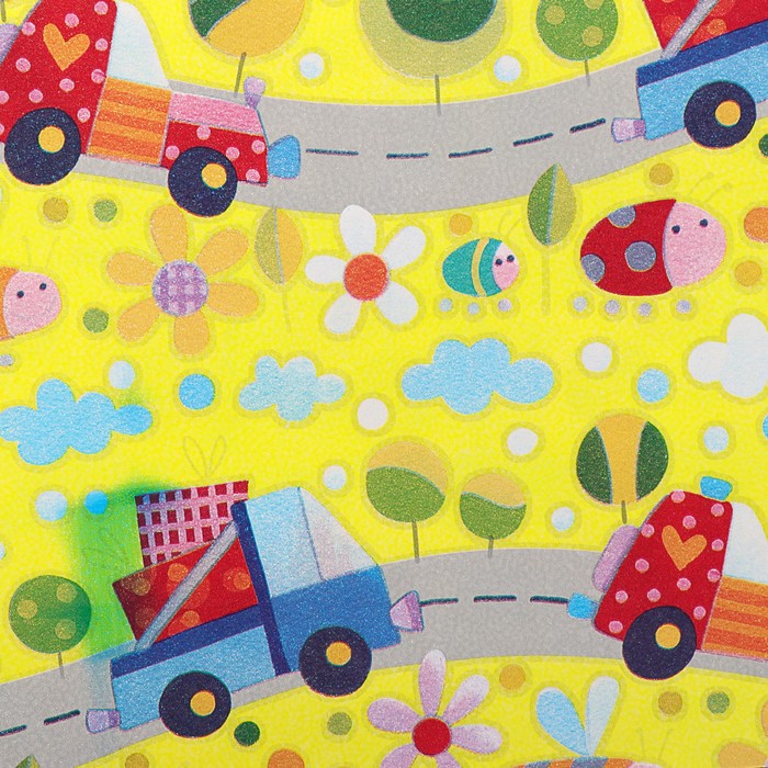 Набор бумаги для декорирования, "Детский №3", 0,7 х 1 м х 5 шт., в ассортименте