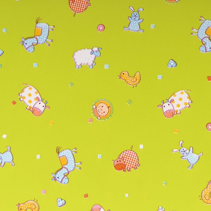 Набор бумаги для декорирования, "Детский №3", 0,7 х 1 м х 5 шт., в ассортименте