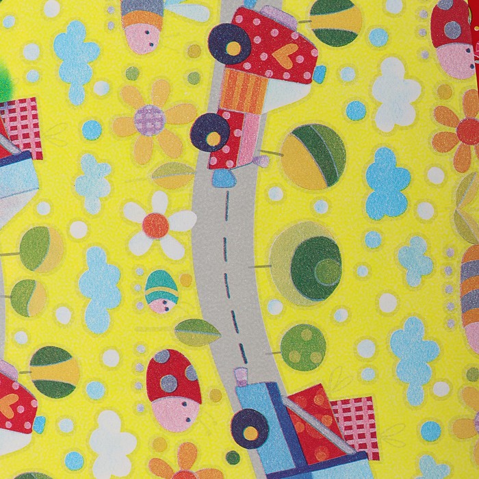 Набор бумаги для декорирования, "Детский №10", 0,7 х 1 м х 5 шт., в ассортименте