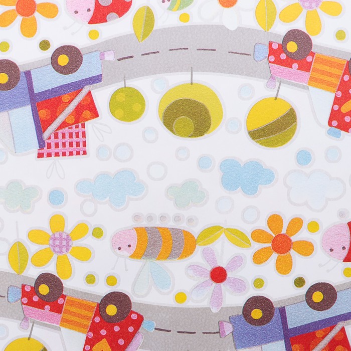 Набор бумаги для декорирования, "Детский №11", 0,7 х 1 м х 5 шт., в ассортименте