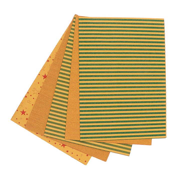 Набор бумаги для декорирования, "Винтаж №3", 0,7 х 1 м х 5 шт., в ассортименте