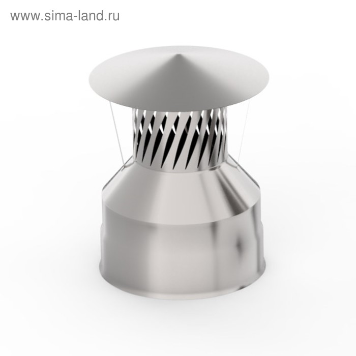 

Оголовок с искрогасителем, d 115 × 200 мм, нерж/оцинк, 0.5 мм/0.5 мм