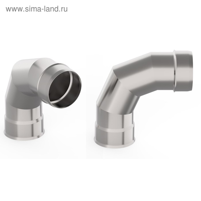 

Отвод 90°, d 140 мм, нержавейка 0.5 мм