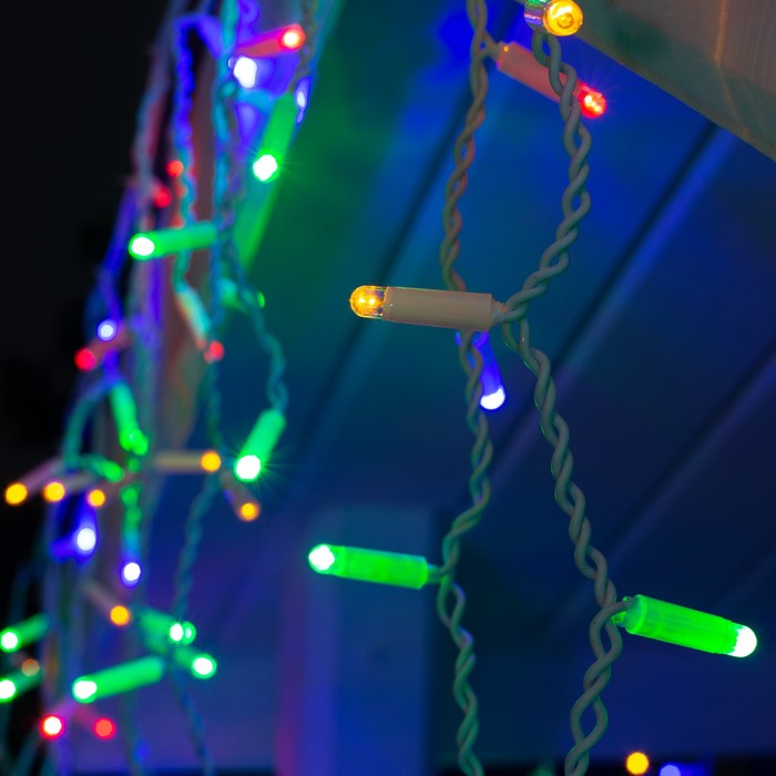 БАХРОМА уличная, УМС, Ш:3м, В:0.6м, Н.Б. 3W LED(IP65-O)-160-220V, МУЛЬТИ