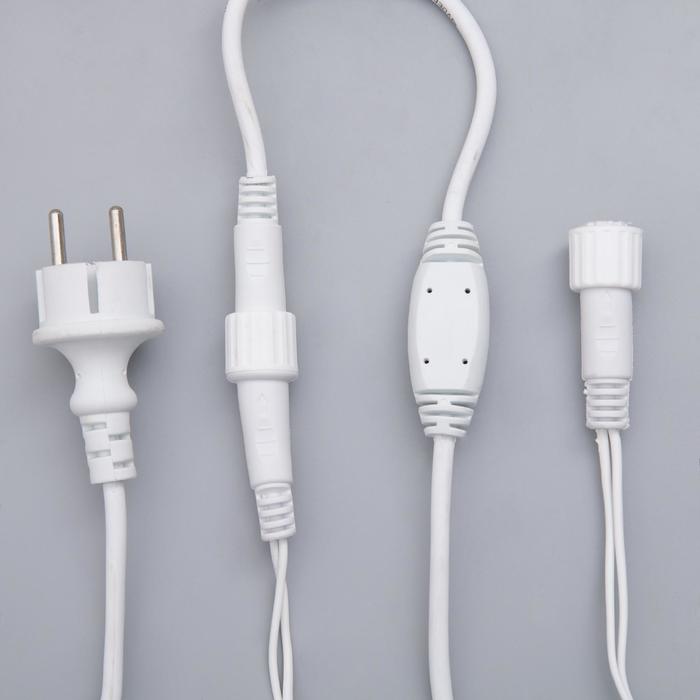 БАХРОМА уличная, УМС, Ш:3м, В:0.6м, Н.Б. 3W LED(IP65-O)-160-220V, Т/БЕЛЫЙ