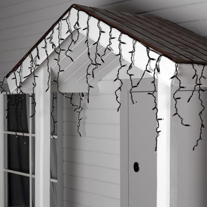 БАХРОМА уличная, УМС, Ш:3м, В:0.6м, Н.Т. 2W Каучук LED(IP65)-160-220V, ЗЕЛЕНЫЙ