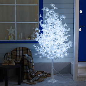 Светодиодное дерево «Клён белый» 1.8 м, 350 LED, постоянное свечение, 220 В, свечение белое