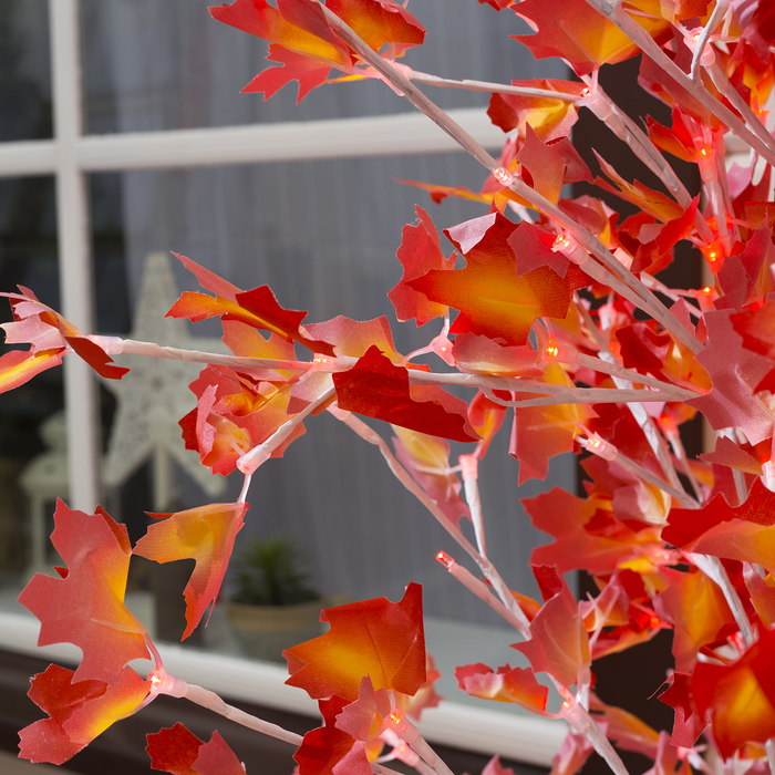 Дерево светодиодное уличное "Клён красный", 1,8 м, 350 LED, 220 В, КРАСНЫЙ