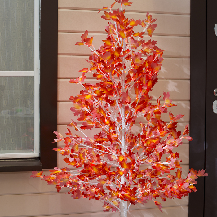 Дерево светодиодное уличное "Клён красный", 1,8 м, 350 LED, 220 В, КРАСНЫЙ