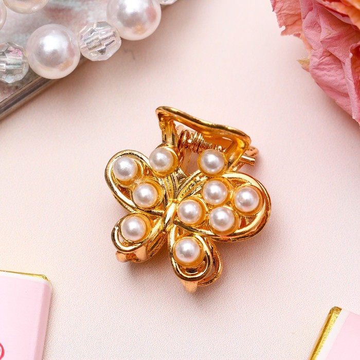 Краб для волос "Глубины океана" 2,5 см бабочка