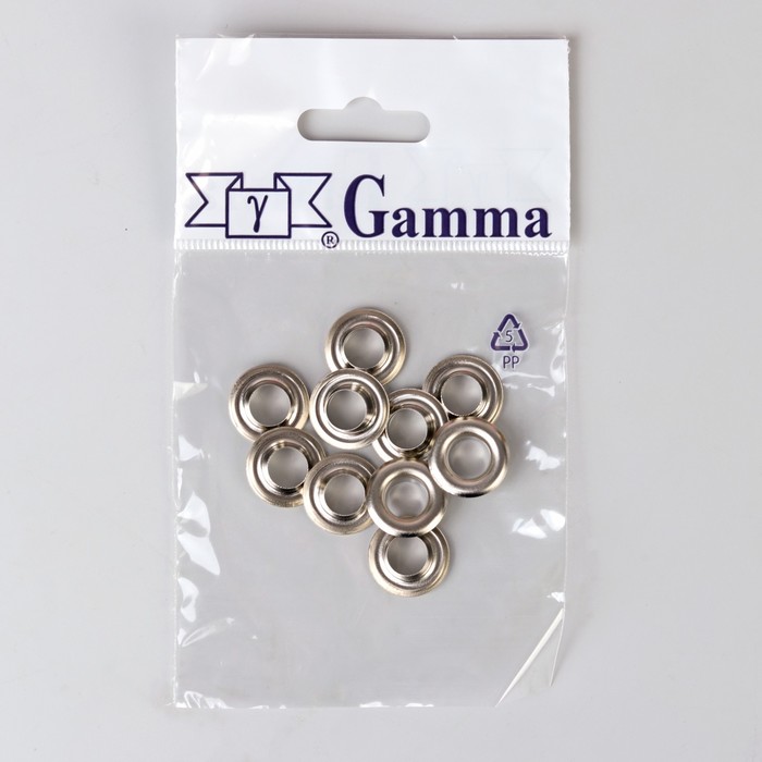 Блочки, d=7мм, 10шт, цвет никель