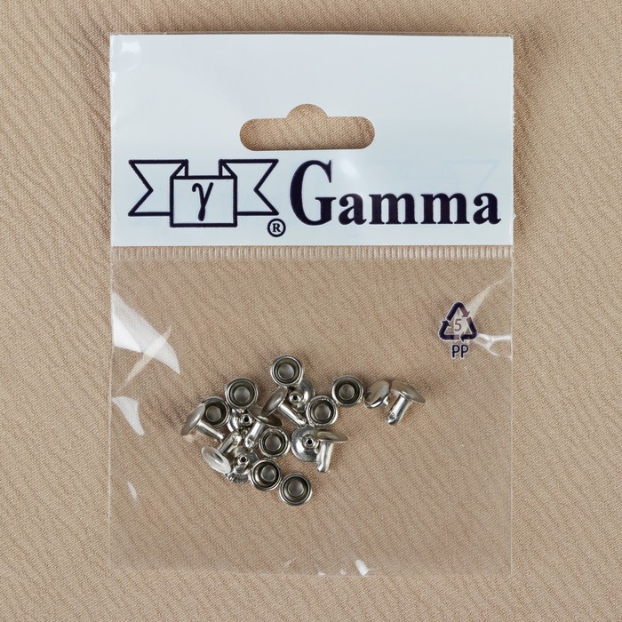 Хольнитены, d=6мм, 10шт, цвет никель