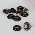 Блочки, d = 7 мм, 10 шт, цвет бронзовый