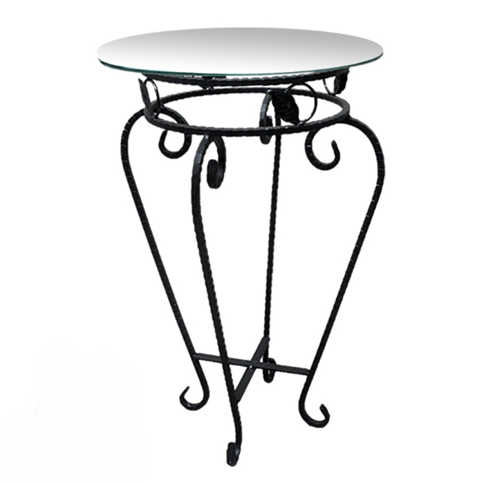 Стол 351-42 (стекло) d 41 см