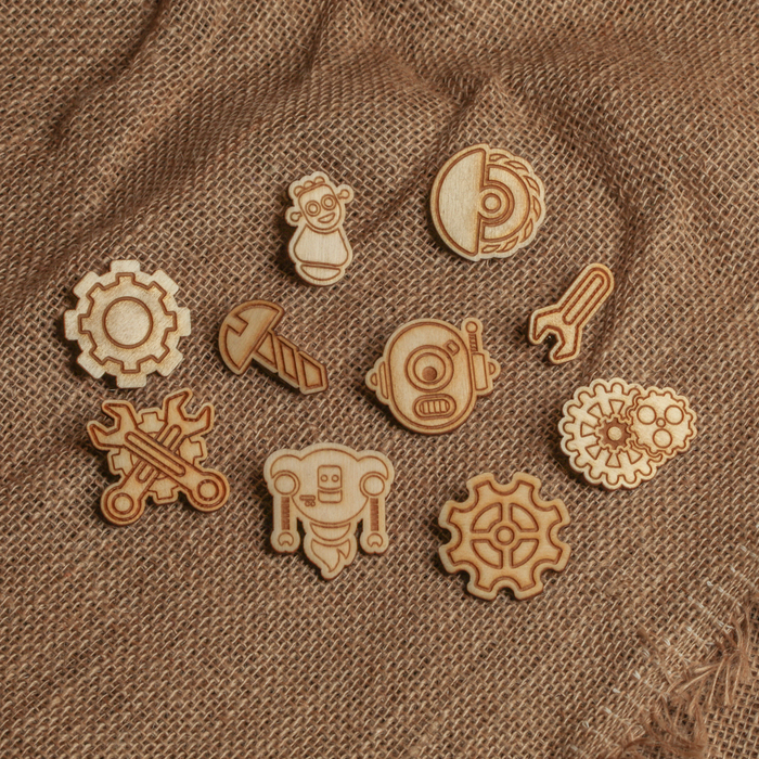 Набор значков "Механизмы"