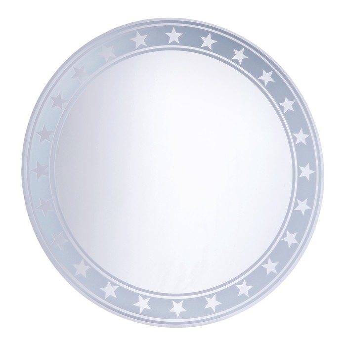 Зеркало «Звёзды», настенное, матирование, 70×70 см