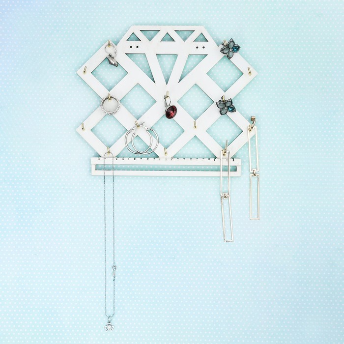 Органайзер настенный для бижутерии "Алмаз"