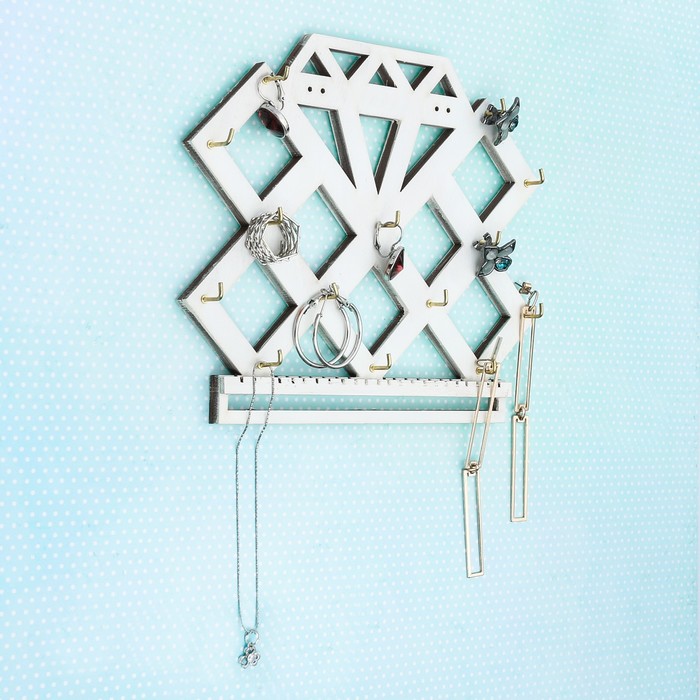 Органайзер настенный для бижутерии "Алмаз"