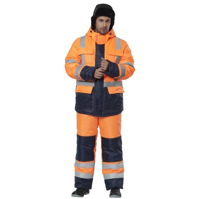 Костюм с подогревом "Альянс" утепленный, 56-58, рост 170-176, 8 - 30 часов, ДУ, 6000 мАч