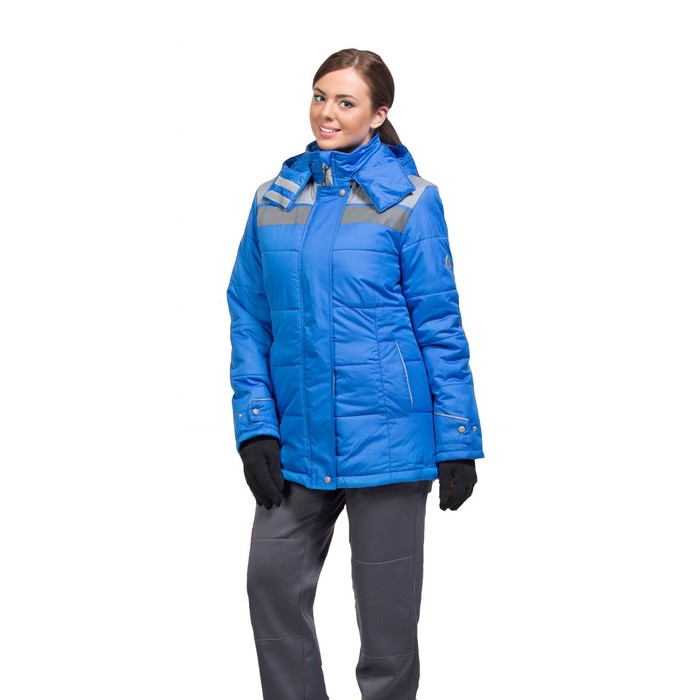Куртка, с подогревом "Ангара" утепленная женская, 56-58, рост 170-176, 6-22 ч, 4400 мАч