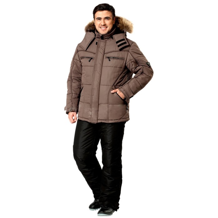 Куртка, с подогревом "Базис" утепленная, 60-62, рост 170-176, 8-30 ч, ДУ, 6000 мАч