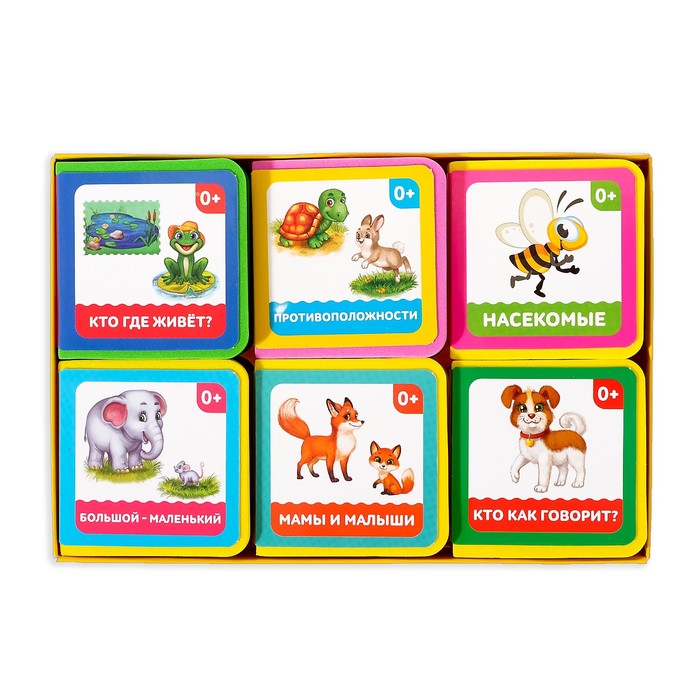 Набор книжек EVA "Я узнаю мир" 6 шт 12 стр.