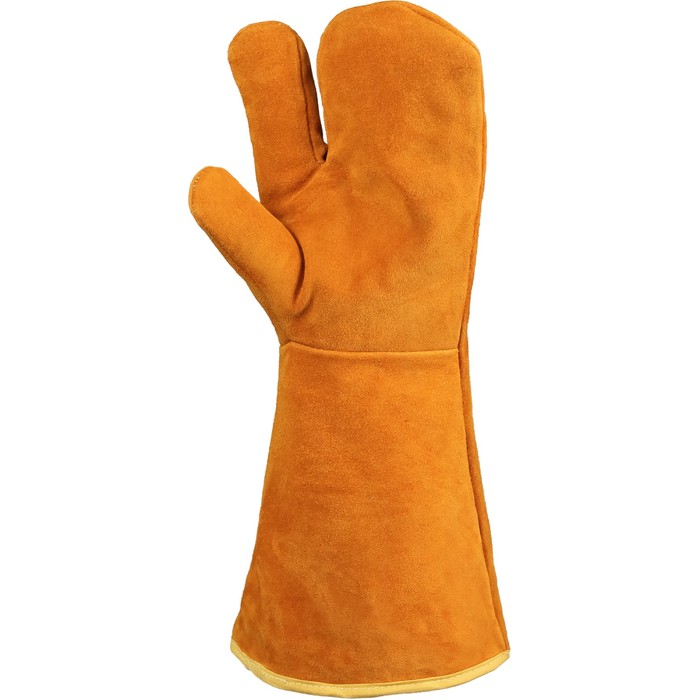 Перчатки-краги сварочные 3П с подкладом из иск.мех (11)