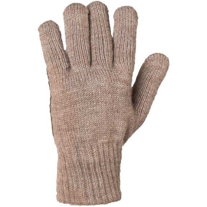 Перчатки шерстяные Песец со спилковым наладонником арт.П1911-4 ( 8)