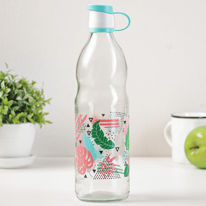 Бутылка &quot;Тропик&quot; 1л, цвета МИКС