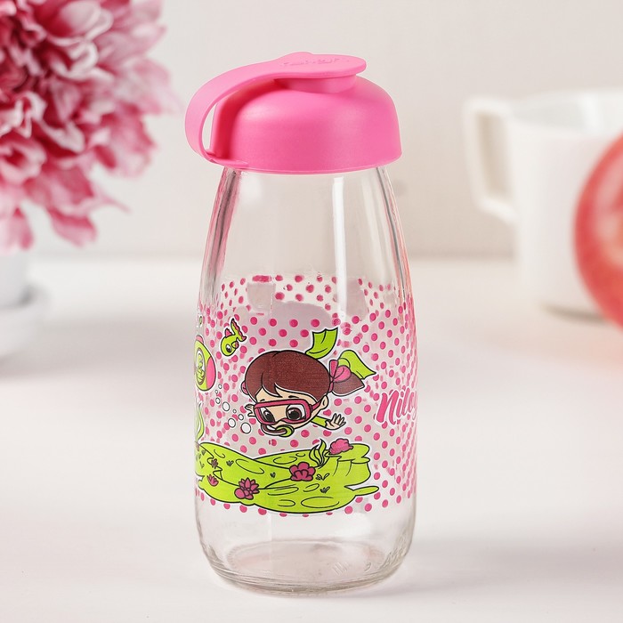 Бутылка 250 мл &quot;Николь Милк&quot;, рисунок и цвета МИКС