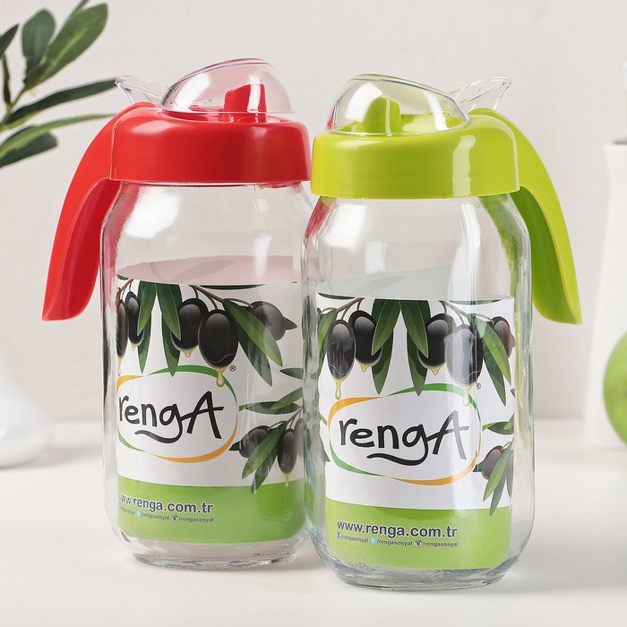 Бутыль для масла 1 л "Арес", цвет МИКС