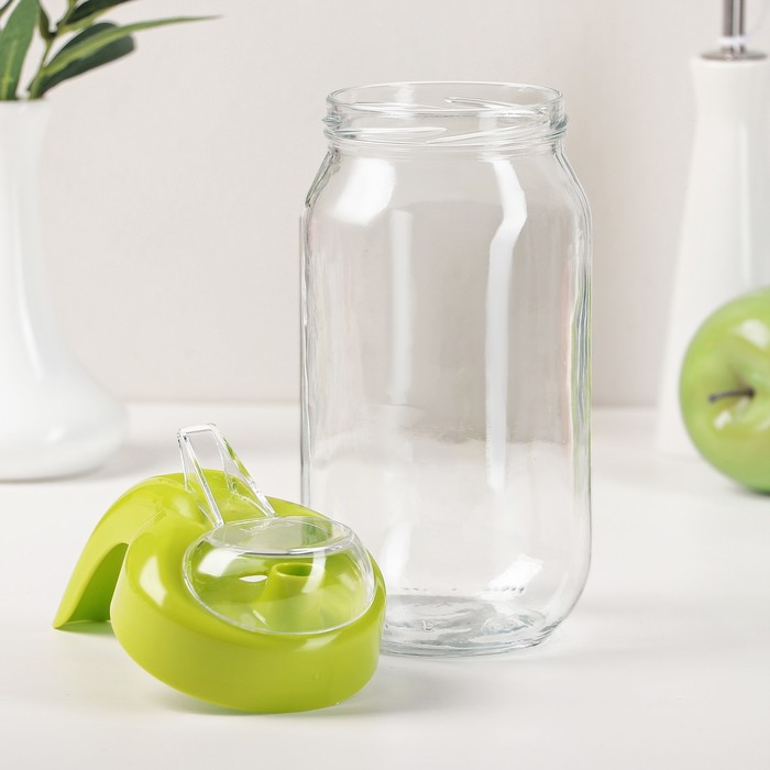 Бутыль для масла 1 л "Арес", цвет МИКС