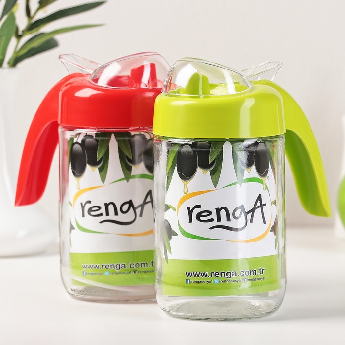 Бутыль для масла 660 мл "Арес", цвет МИКС