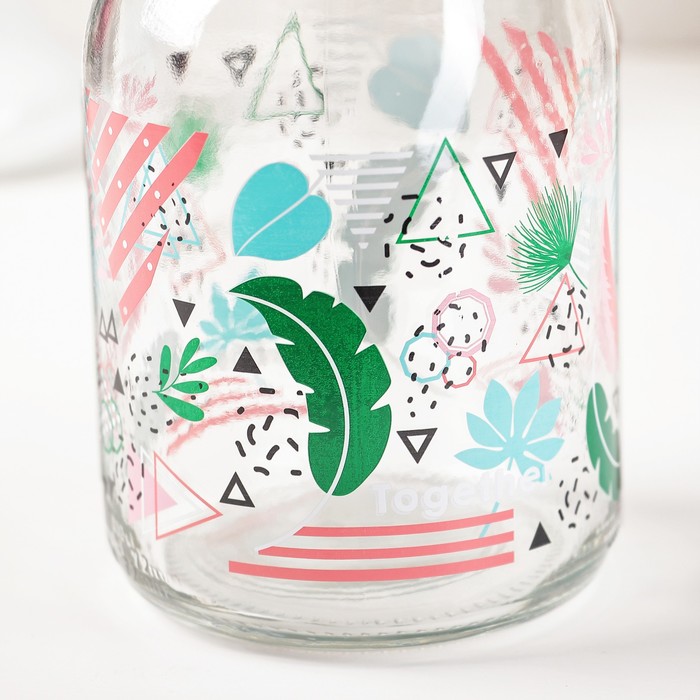 Бутыль для масла 1 л "Тропик Люкс", цвета МИКС